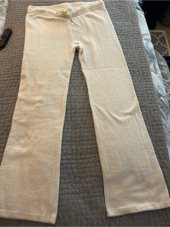 Barefoot Dreams Pants - Women’s Barefoot Dreams Cozy Chic Lite lounge pants in pearl in Tall XL